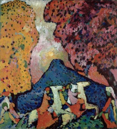 Blue Mountain by Wassily Kandinsky